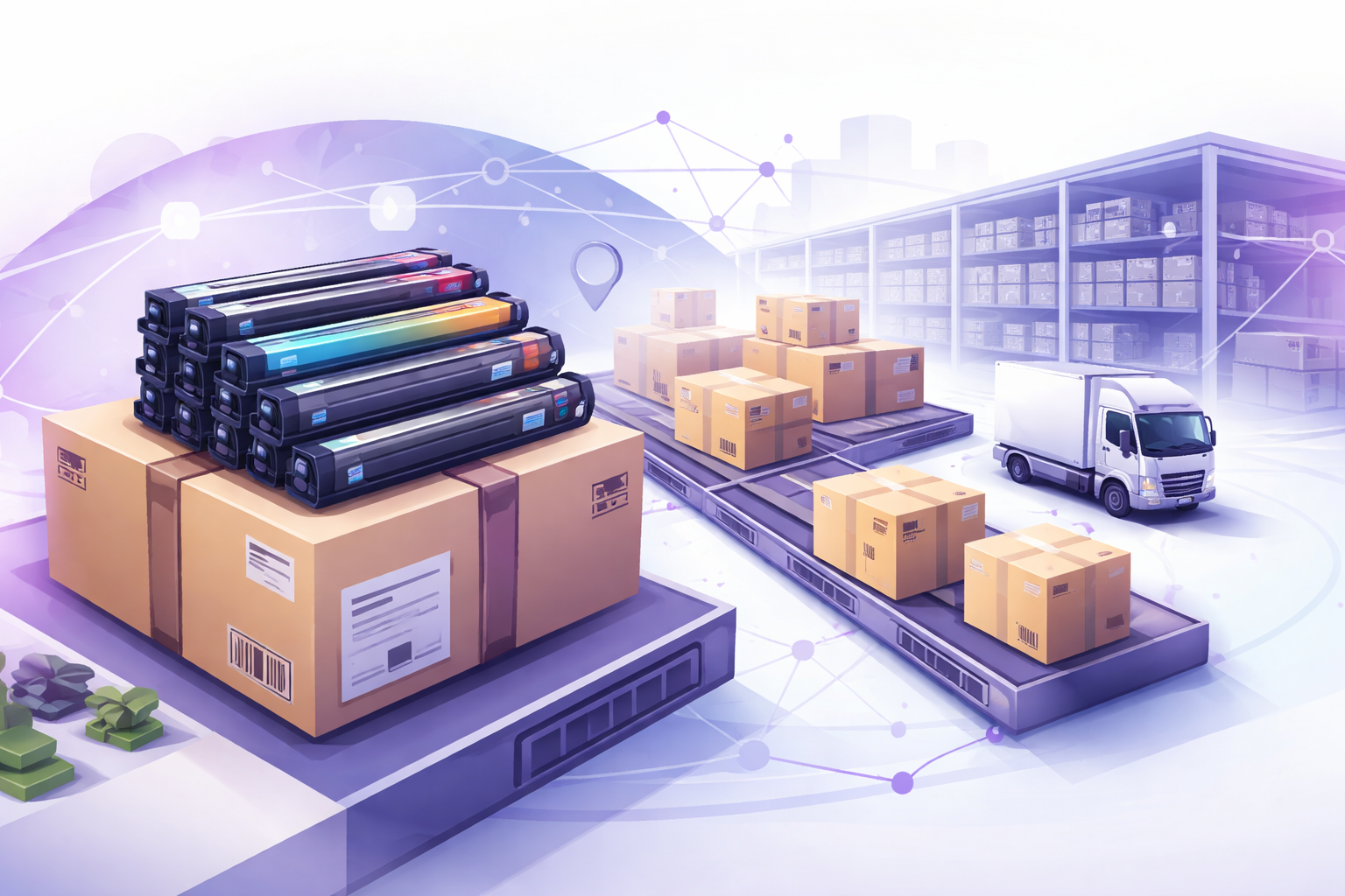 3pl dropshipping soutions for wholesale OEM toner and ink