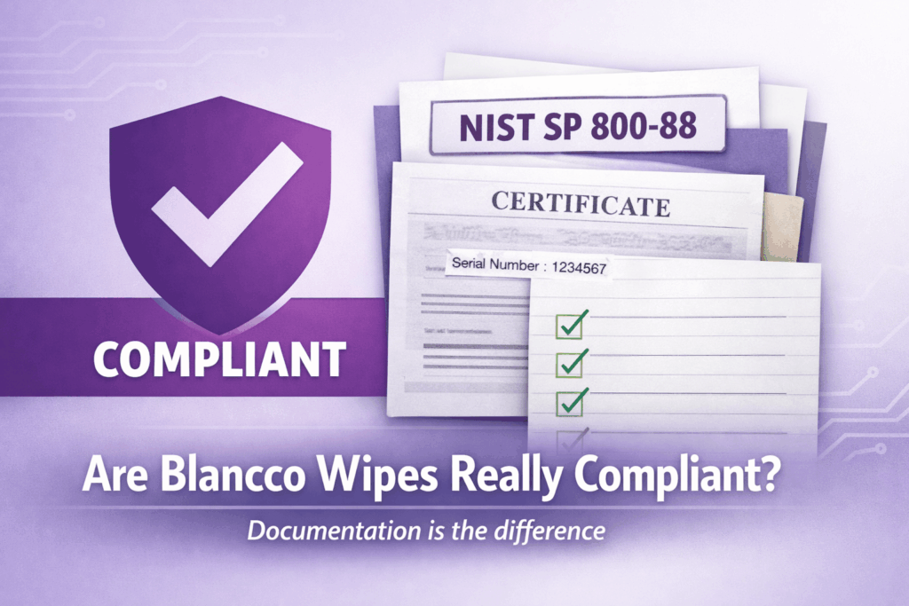 Are Blancco Wipes Compliant?